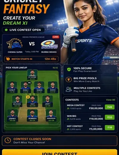 Zupper (zupper) fantasy cricket & matchday visual 3